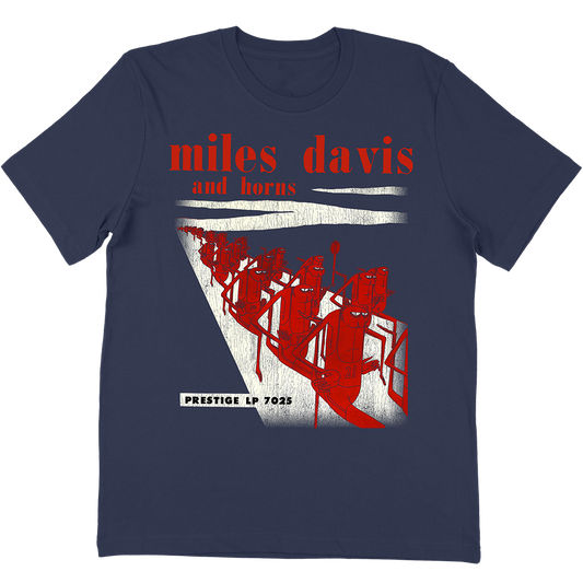 Miles Davis "And Horns" T-Shirt In Navy