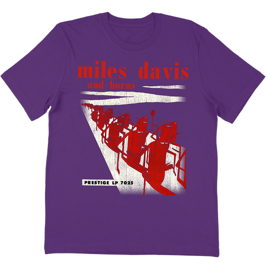 Miles Davis "And Horns" T-Shirt In Purple