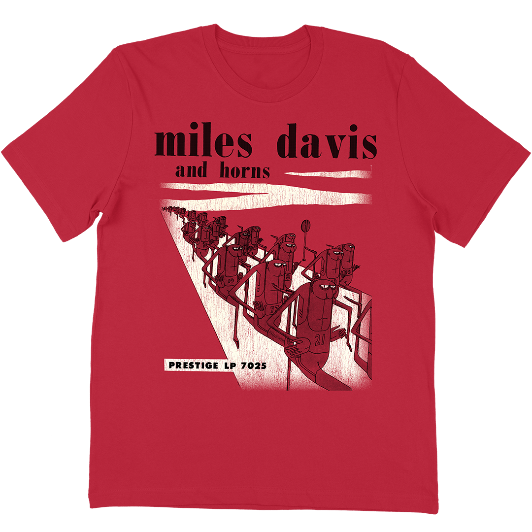 Miles Davis "And Horns" T-Shirt In Red