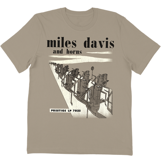 Miles Davis "And Horns" T-Shirt In Tan