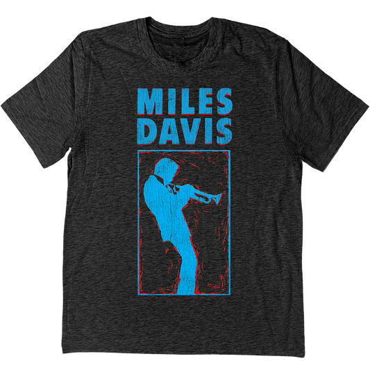 Miles Davis "Chronicle" T-Shirt In Charcoal Grey