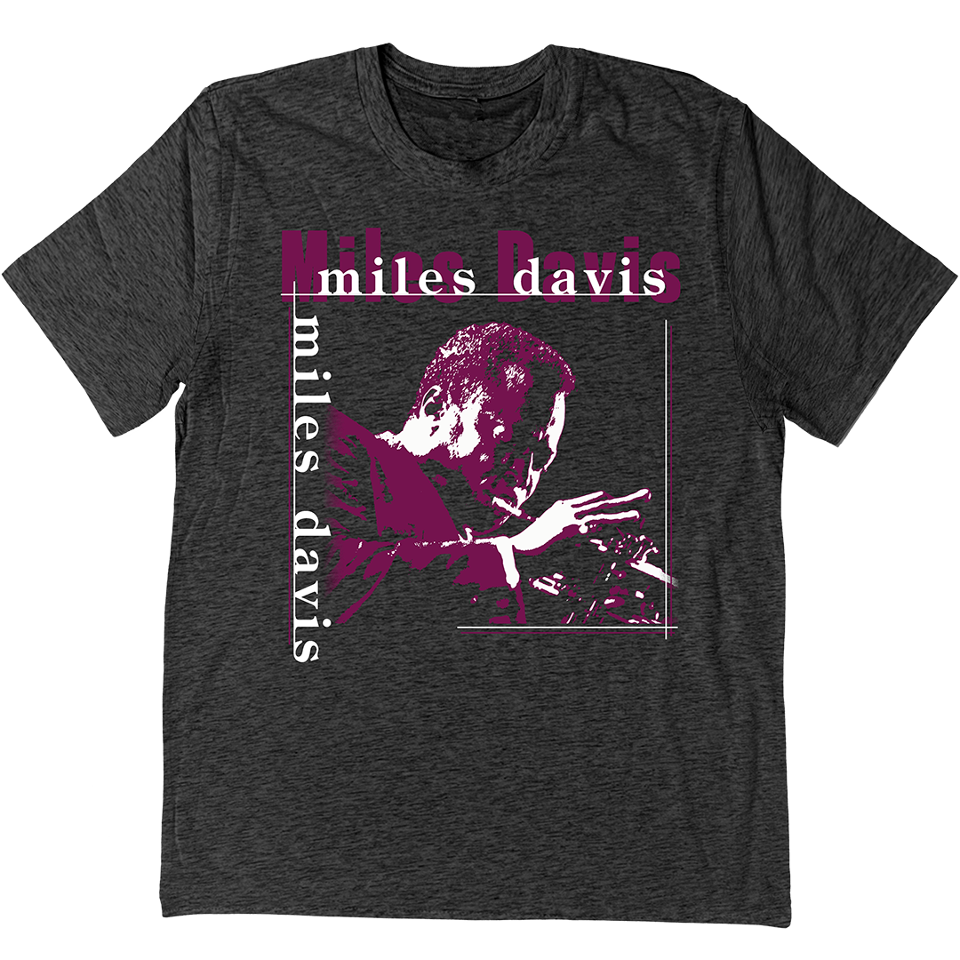 Miles Davis "Jazz Showcase" T-Shirt Charcoal Grey