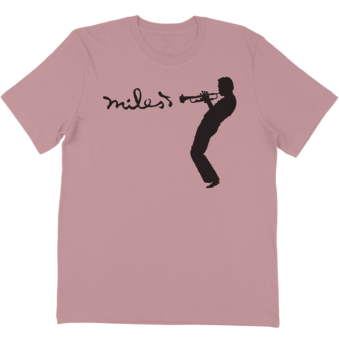 Miles Davis "Silhouette" T-Shirt In Pink