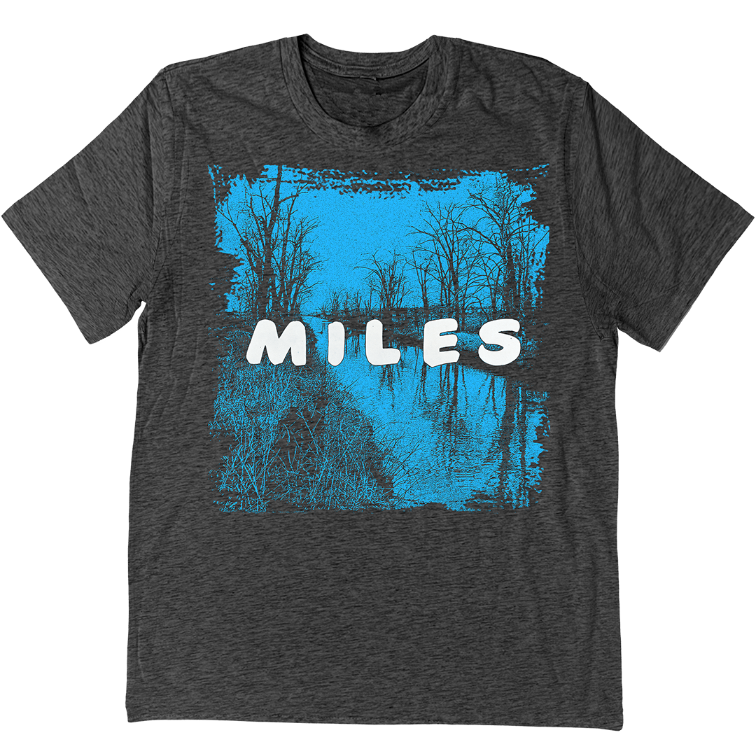 Miles Davis "New Quintet" T-Shirt In Charcoal Grey