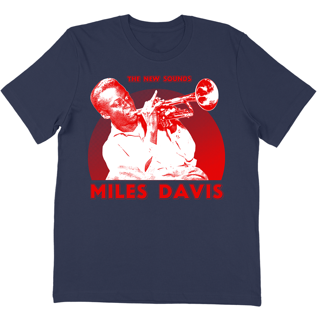 Miles Davis "New Sounds" T-Shirt Navy