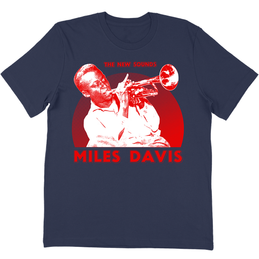 Miles Davis "New Sounds" T-Shirt Navy