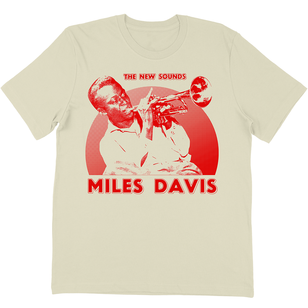 Miles Davis "New Sounds" T-Shirt Vintage White