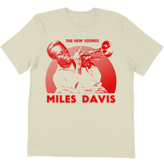 Miles Davis "New Sounds" T-Shirt Vintage White