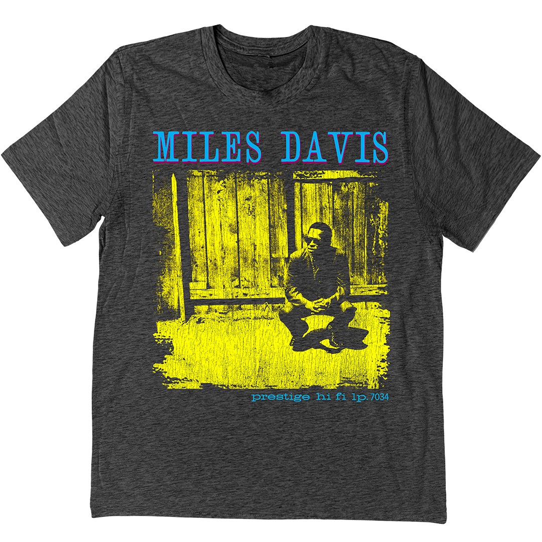 Miles Davis "Quintet Sextet" T-Shirt In Charcoal Grey