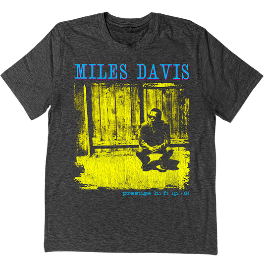 Miles Davis "Quintet Sextet" T-Shirt In Charcoal Grey