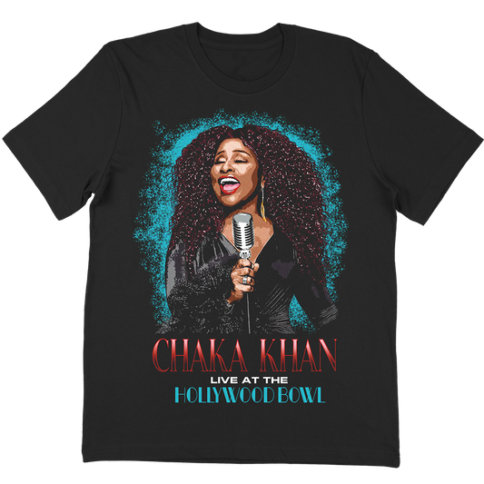 Chaka Khan "Live At The Hollywood Bowl Microphone" T-Shirt