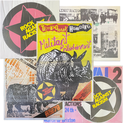 Rock Against Racism Limited Edition Poster Print Set of 5