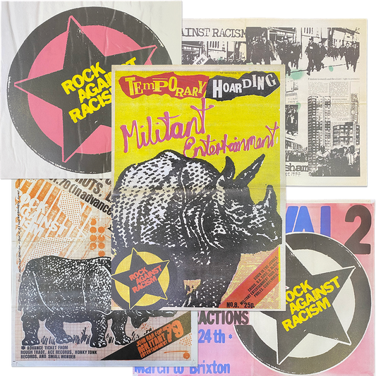 Rock Against Racism Limited Edition Poster Print Set of 5