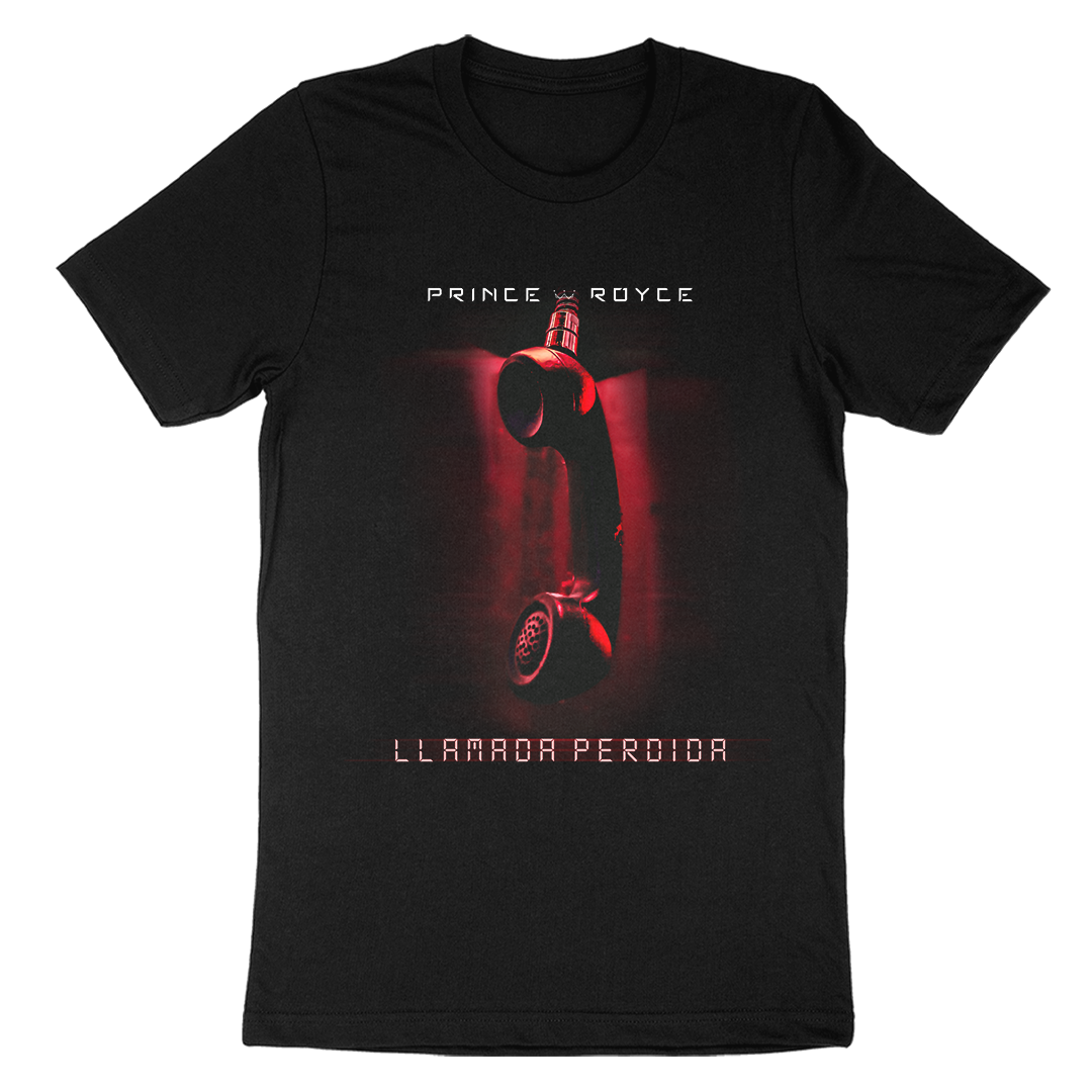 Prince Royce "LLAMADA PERDIDA" Telephone Black Short Sleeve T