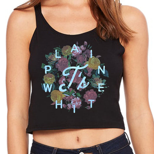 Plain White T's "Floral" Women's Midriff Tank Top