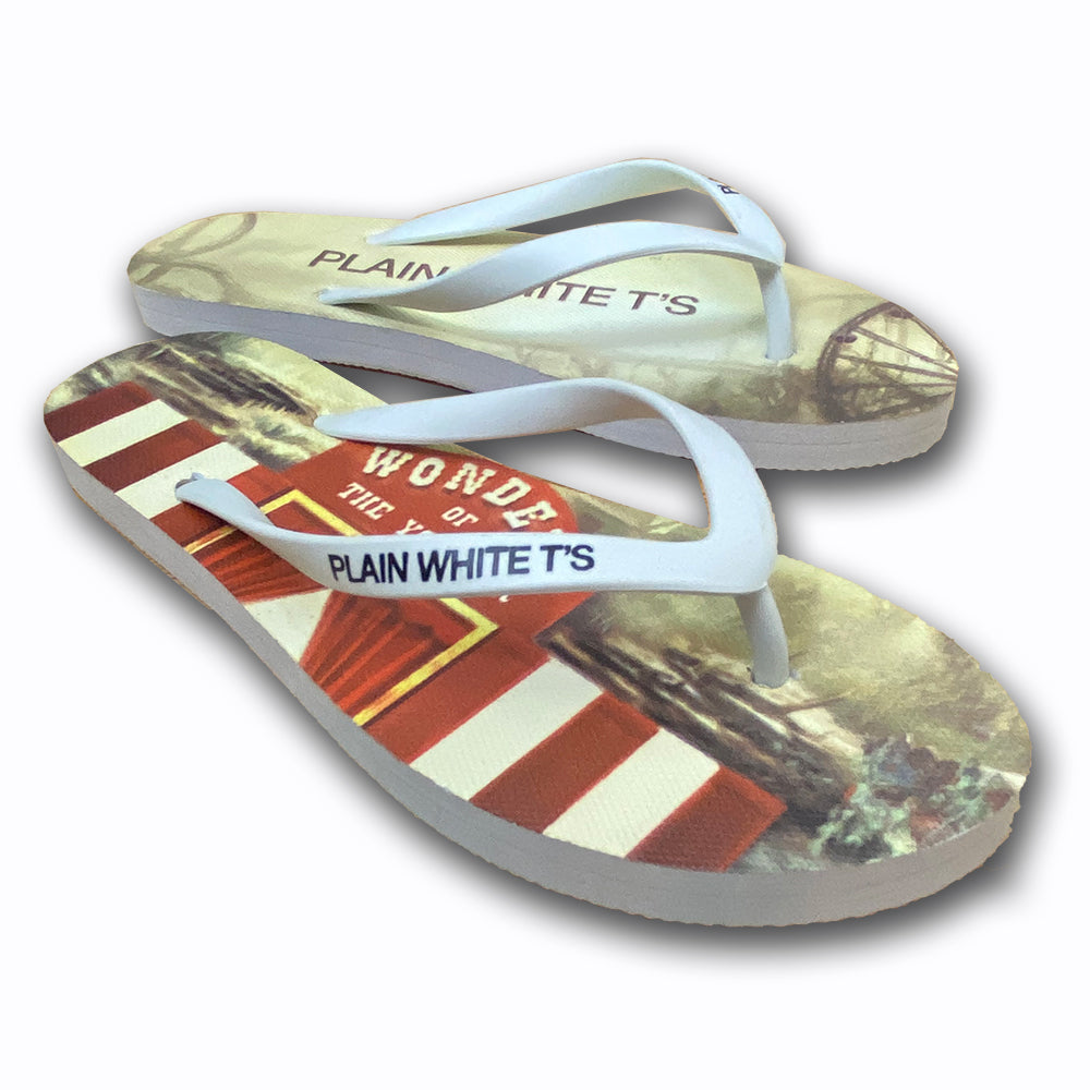 Plain White T's "Wonders Of The Younger" Women's Flip Flops