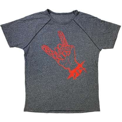 Rock Against Racism "Horn Hands" T-Shirt in Heather Charcoal