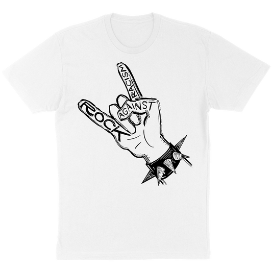 Rock Against Racism "Horn Hands" T-Shirt in White