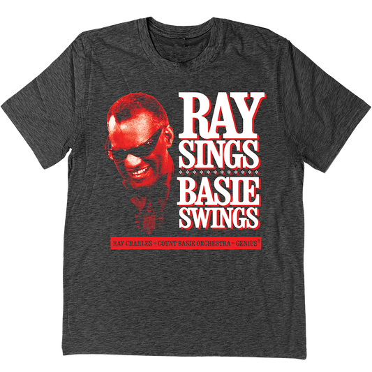 Ray Charles "Count Basie" T-Shirt In Charcoal Grey