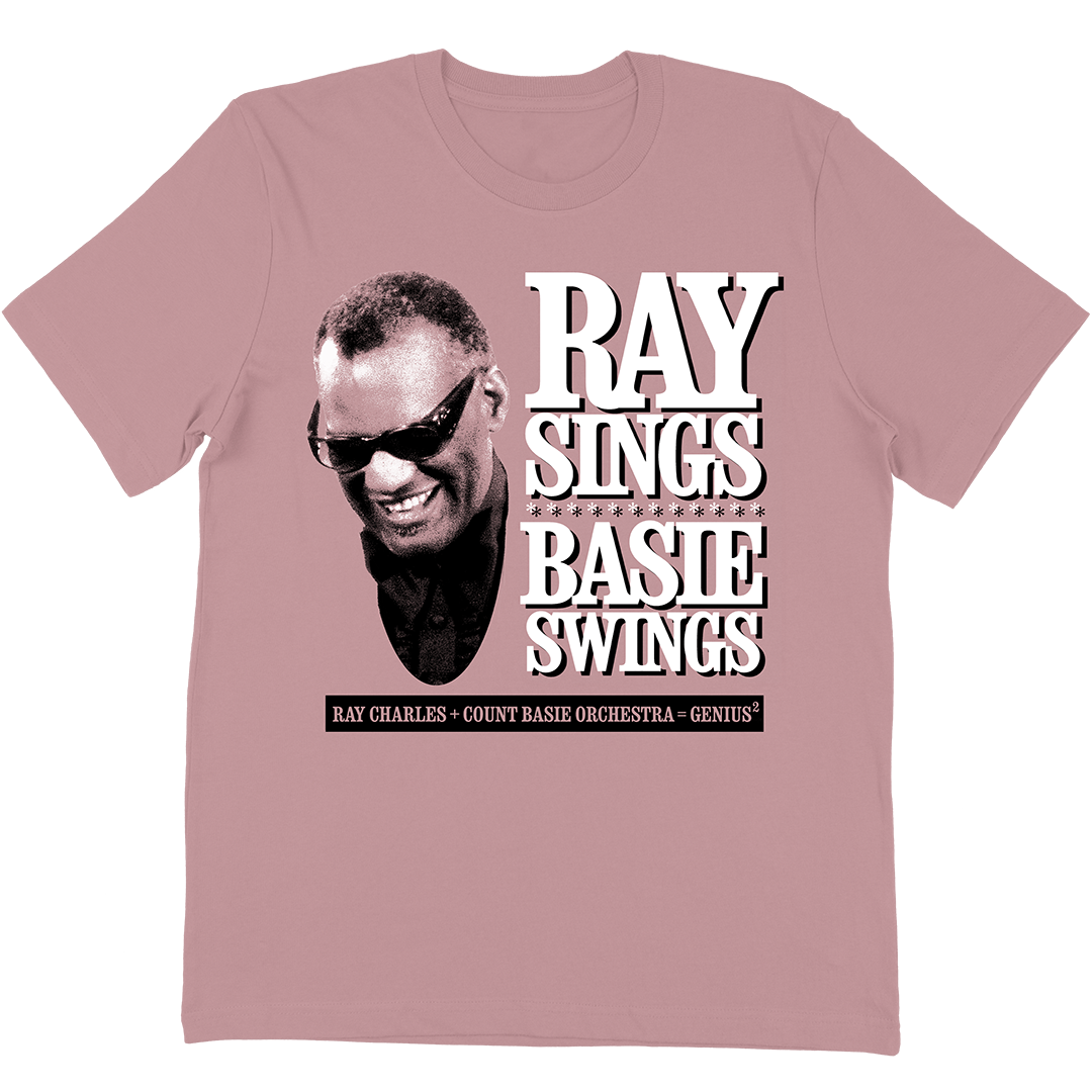 Ray Charles "Count Basie" T-Shirt In Pink