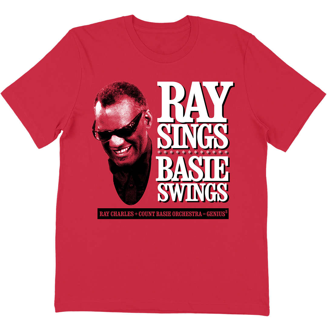 Ray Charles "Count Basie" T-Shirt In Red