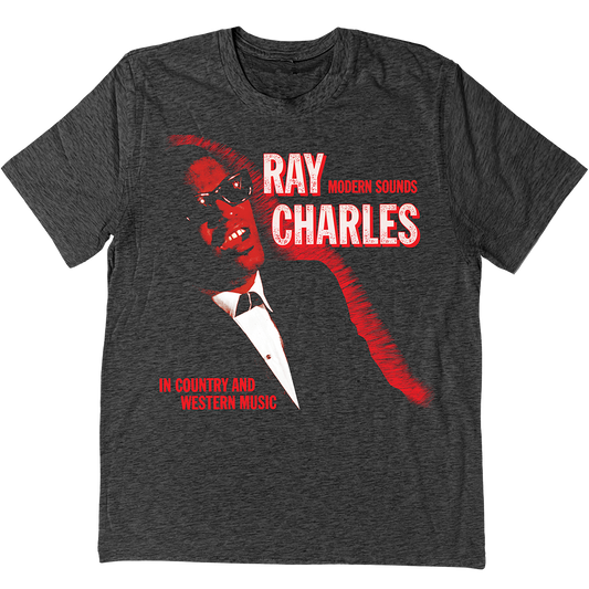 Ray Charles "Modern Sounds" T-Shirt In Charcoal Grey