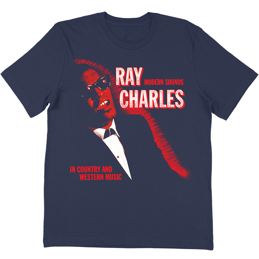 Ray Charles "Modern Sounds" T-Shirt In Navy