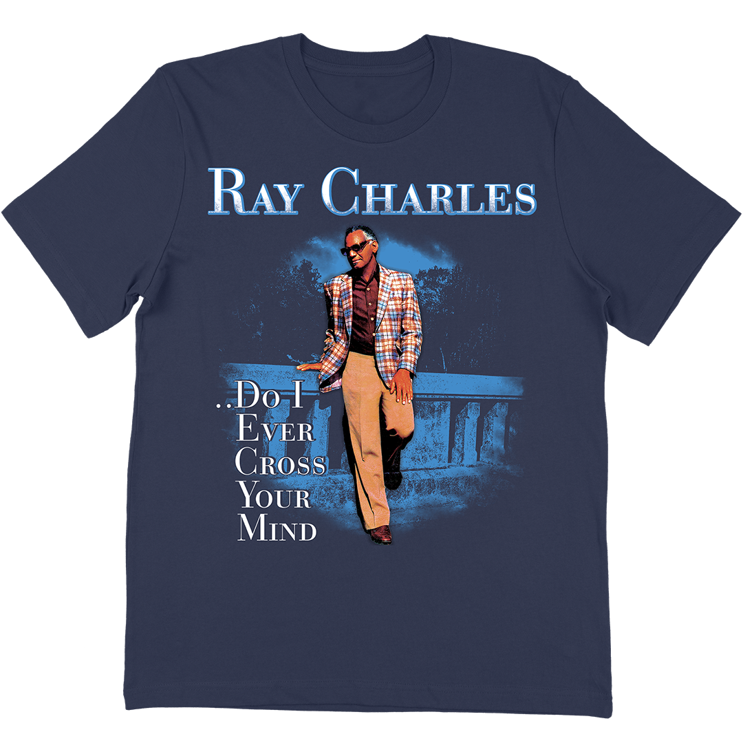 Ray Charles "Cross Your Mind" T-Shirt In Navy