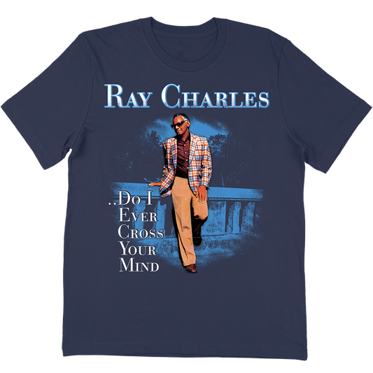 Ray Charles "Cross Your Mind" T-Shirt In Navy