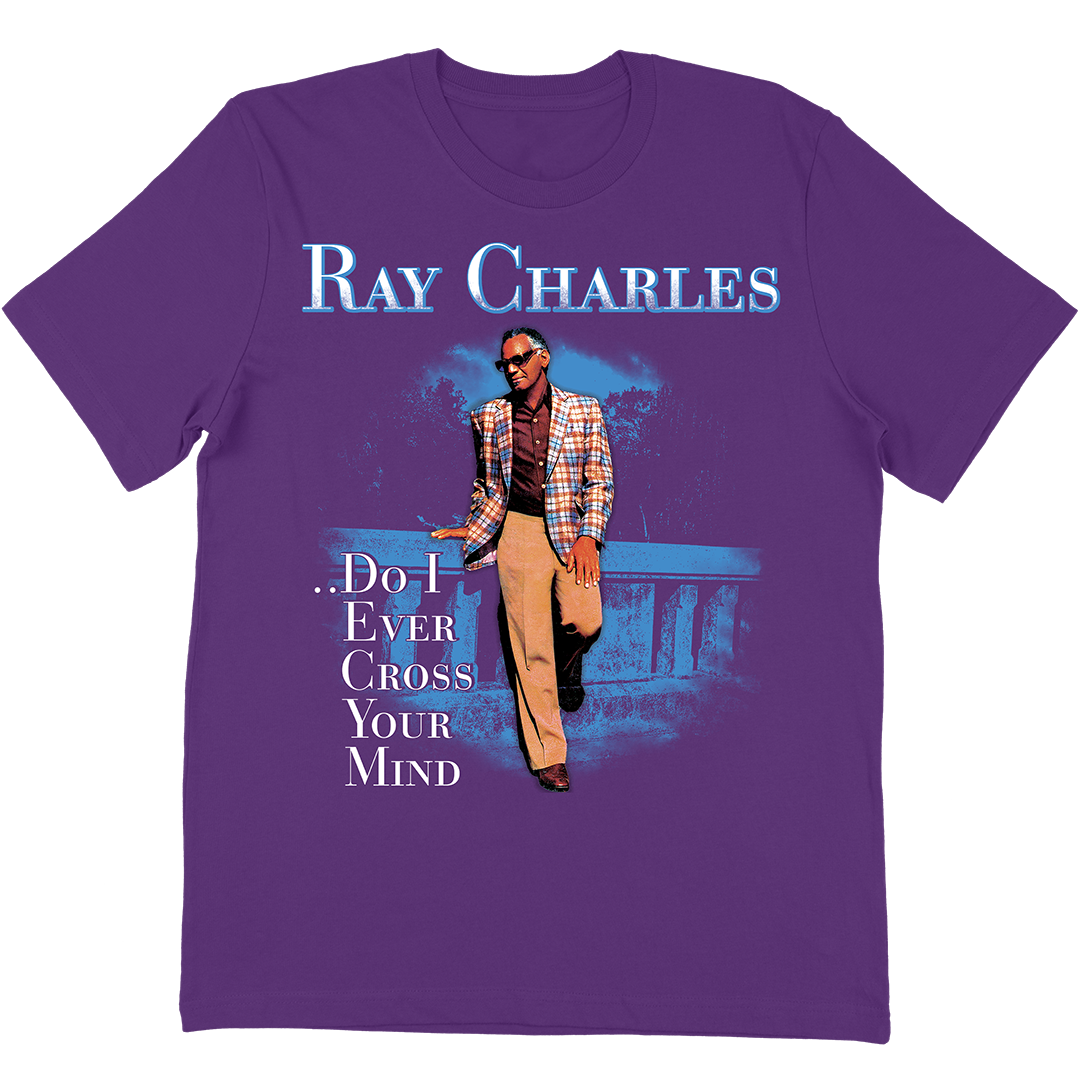 Ray Charles "Cross Your Mind" T-Shirt In Purple