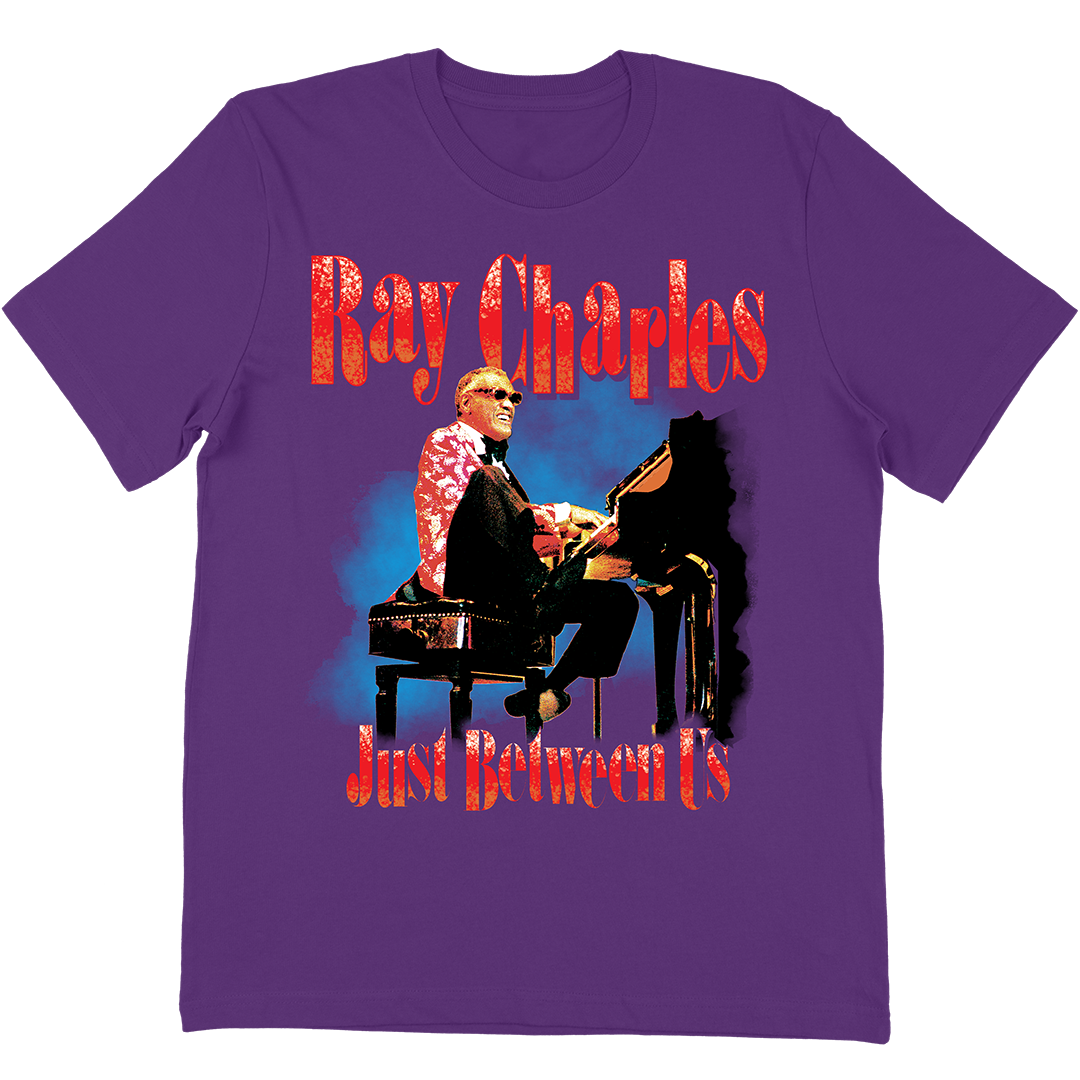 Ray Charles "Just Between Us" T-Shirt In Purple