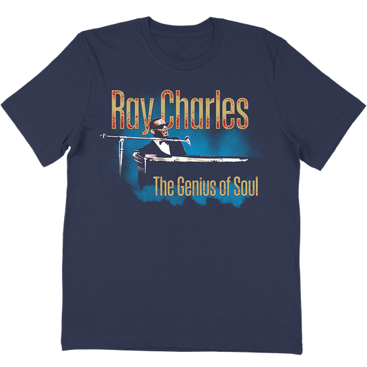 Ray Charles "The Genius" T-Shirt In Navy