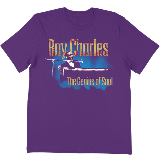 Ray Charles "The Genius" T-Shirt In Purple