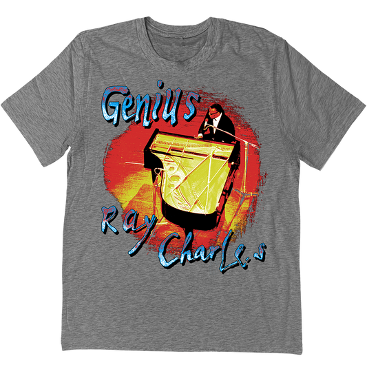 Ray Charles "Genius Ray" T-Shirt In Heather Grey