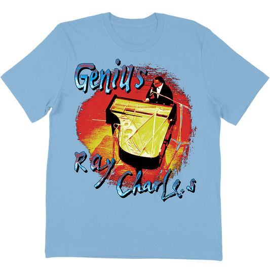 Ray Charles "Genius Ray" T-Shirt In Light Blue