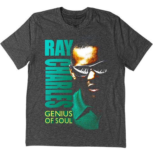 Ray Charles "Soul" T-Shirt In Charcoal Grey