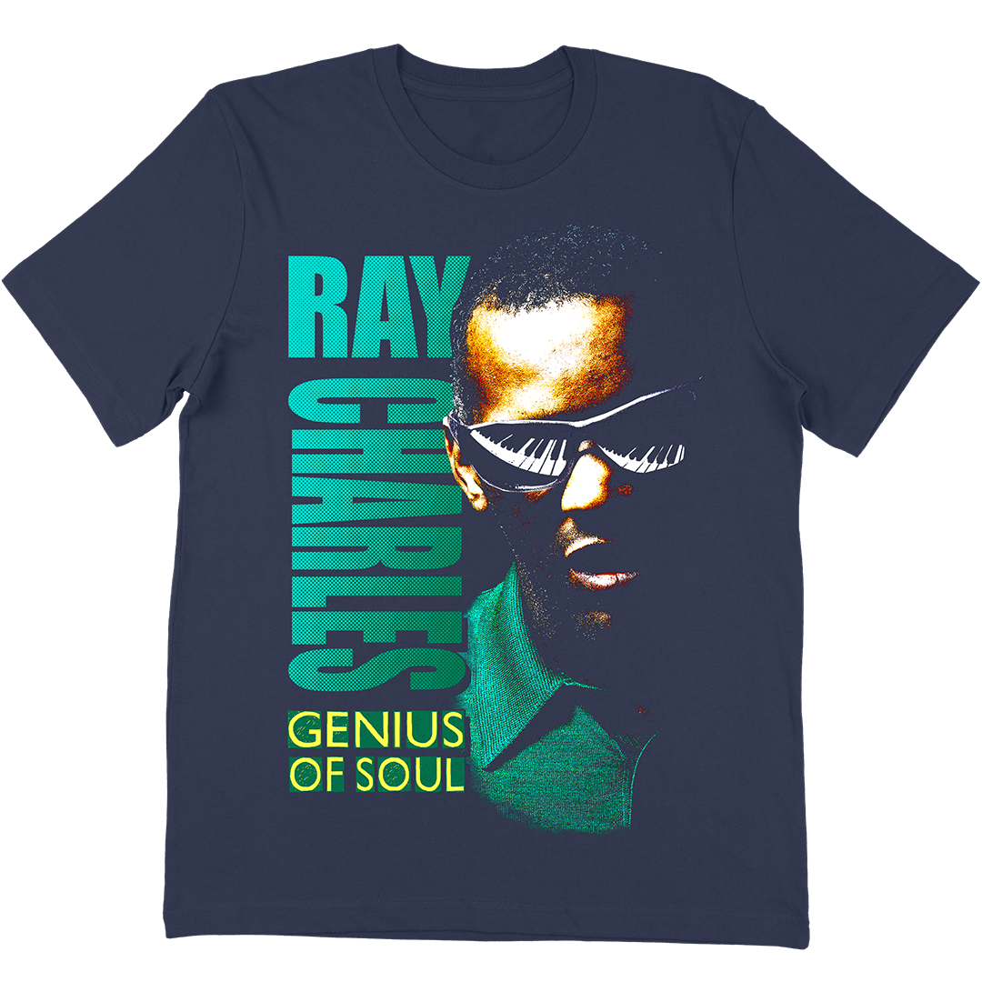 Ray Charles "Soul" T-Shirt In Navy