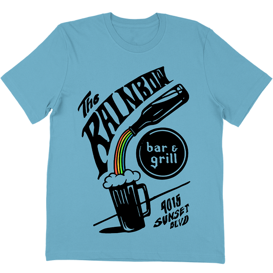 Rainbow Bar & Grill "Pour Me One" T-Shirt in Blue