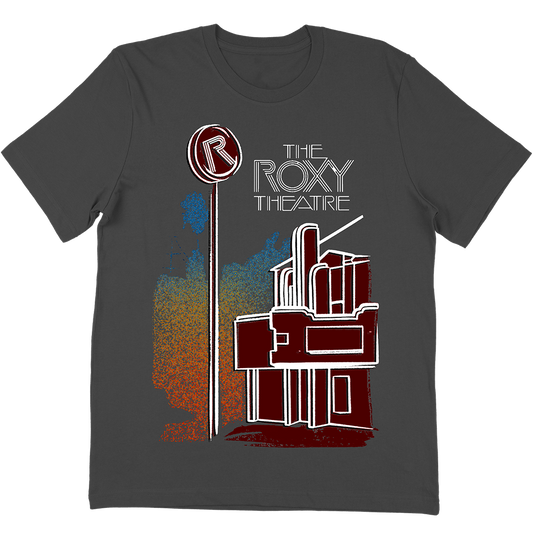 Roxy Theatre "Tall Sunset" T-Shirt in Charcoal