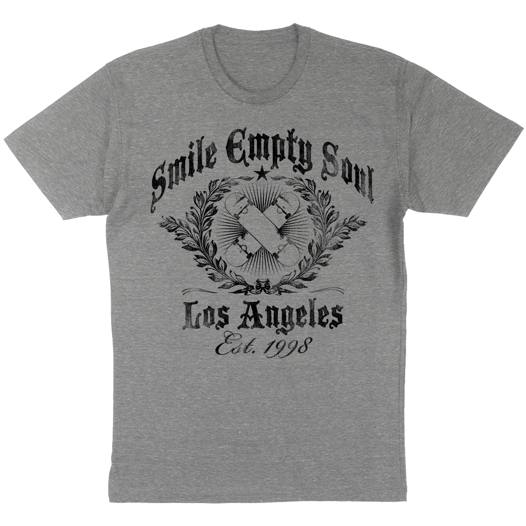 Smile Empty Soul "Established 1998" T-Shirt in Heather Grey