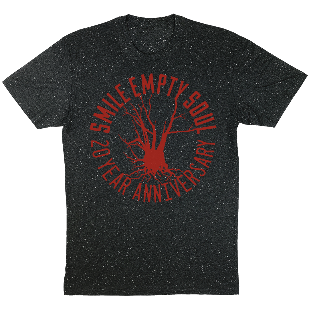 Smile Empty Soul "20th Anniversary" T-Shirt in Confetti Black