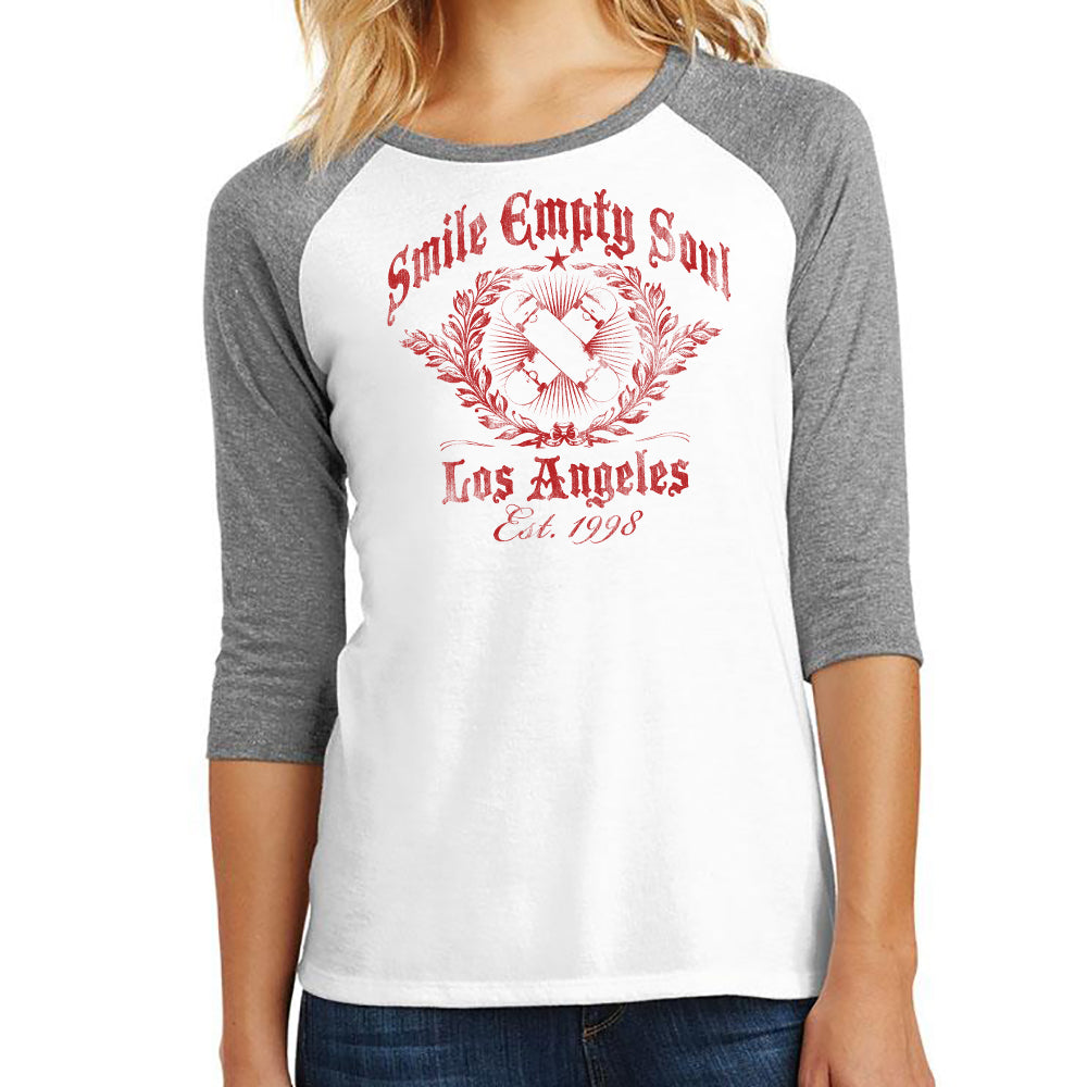 Smile Empty Soul "EST. 1998" 3/4 Sleeve Women's Raglan Shirt