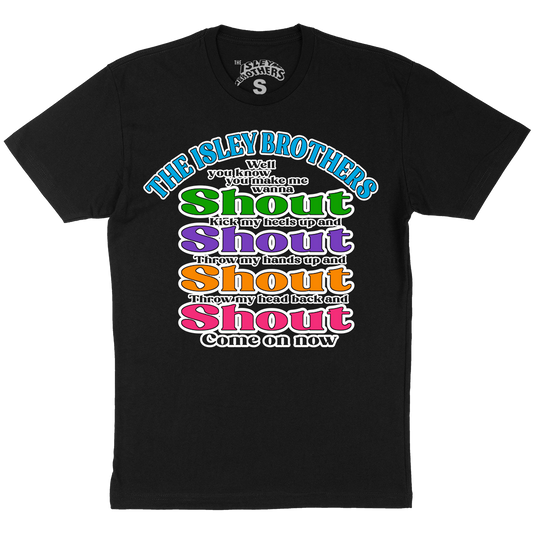 "Shout" T-Shirt in Black