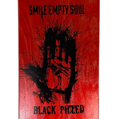 Smile Empty Soul "Black Pilled" Limited Edition Skate Deck in Red