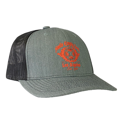 Smile Empty Soul "EST 1998" Snapback Hat in Grey