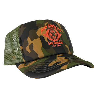 Smile Empty Soul "EST 1998" Trucker Hat in Camo