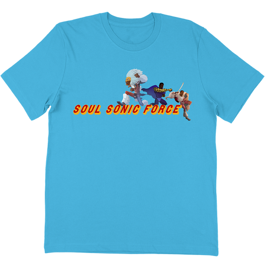 Soul Sonic Force "Running Logo" T-Shirt in Blue