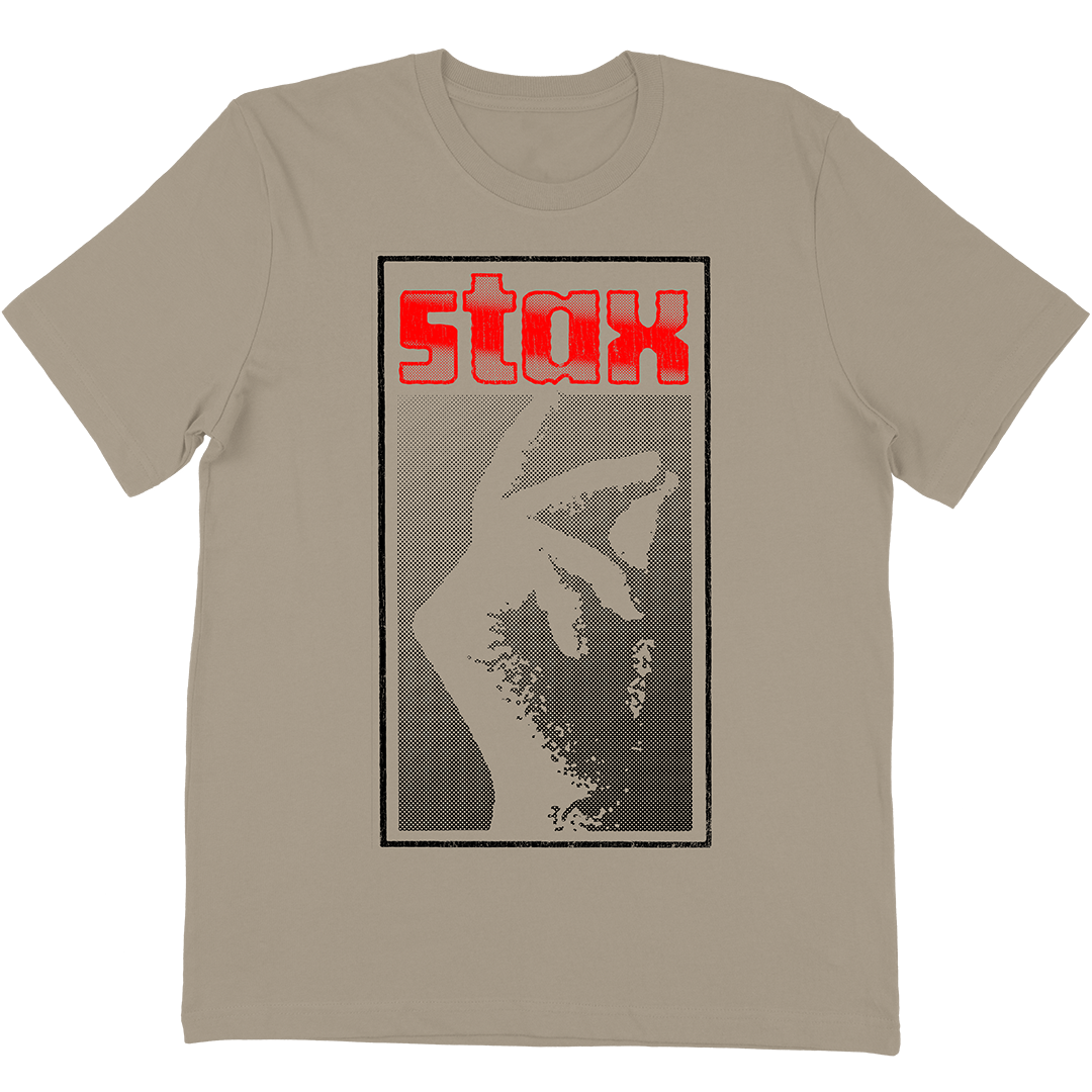 Stax Records "Halftone Snap" T-Shirt In Tan