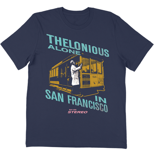 Thelonious Monk "Alone In San Francisco" T-Shirt In Navy