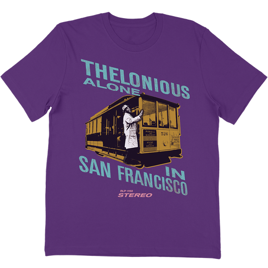 Thelonious Monk "Alone In San Francisco" T-Shirt In Purple